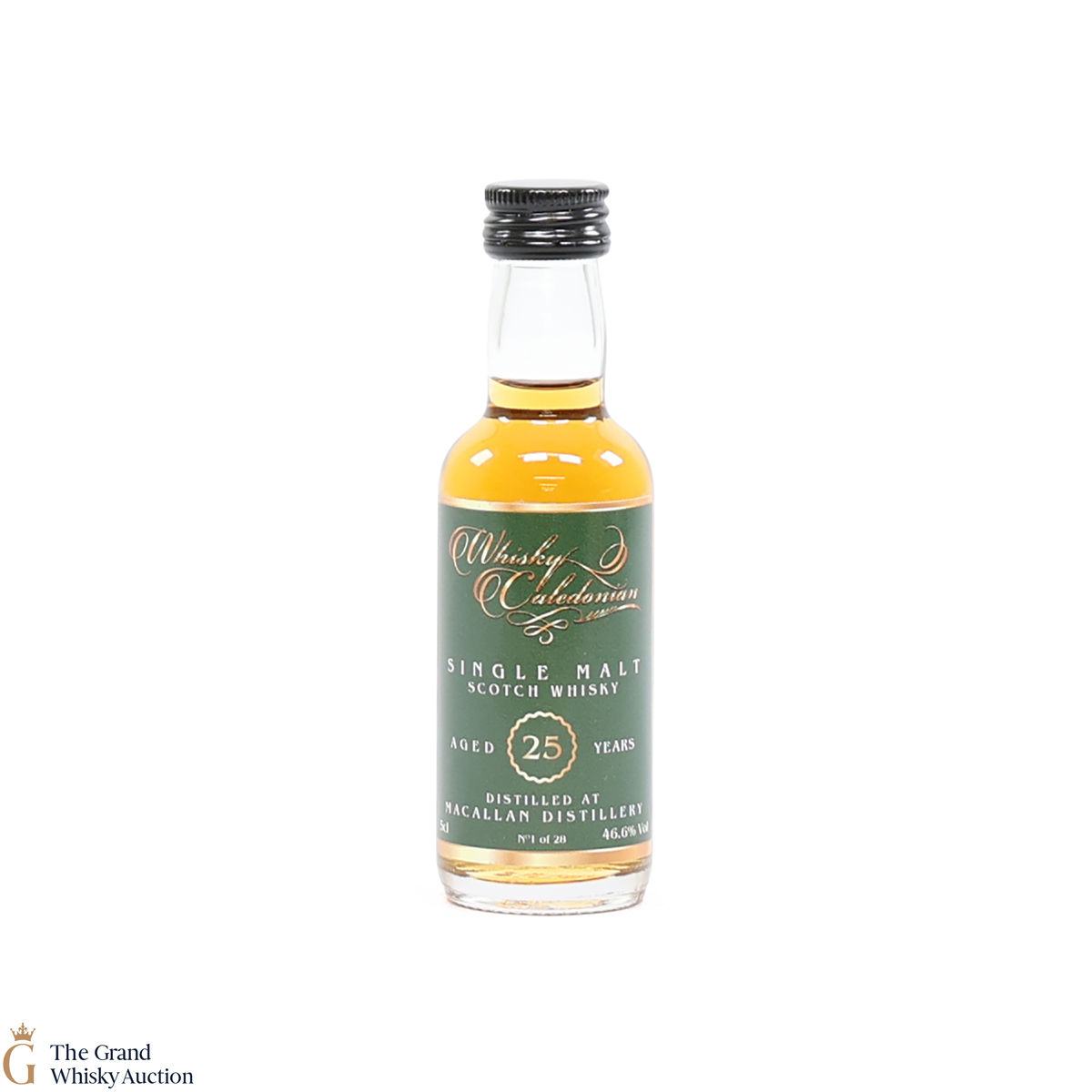 Macallan - 25 Year Old - Whisky Caledonian Green Label 5cl