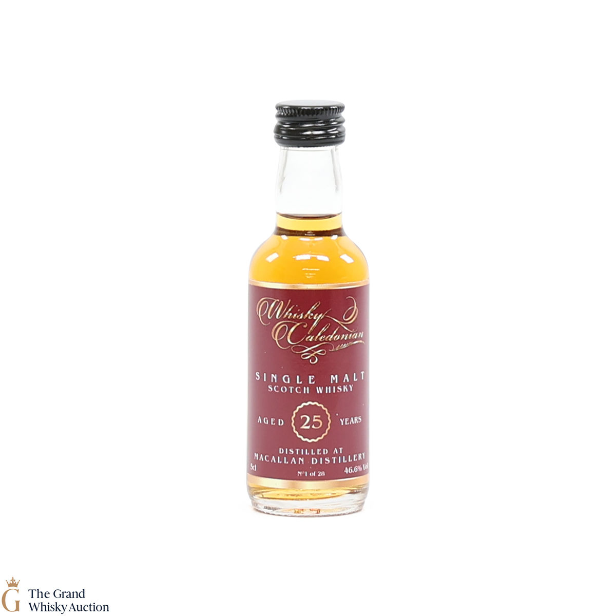 Macallan - 25 Year Old - Whisky Caledonian Red Label 5cl