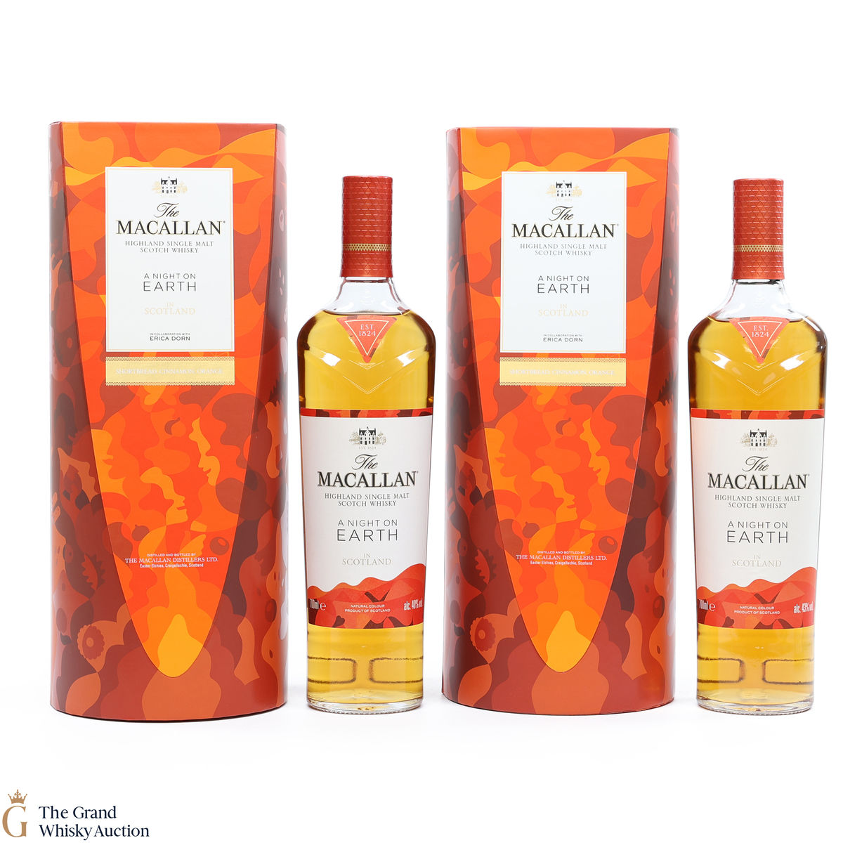 Macallan - A Night on Earth in Scotland 2021 40% & 2022 43% (2 x 70cl)