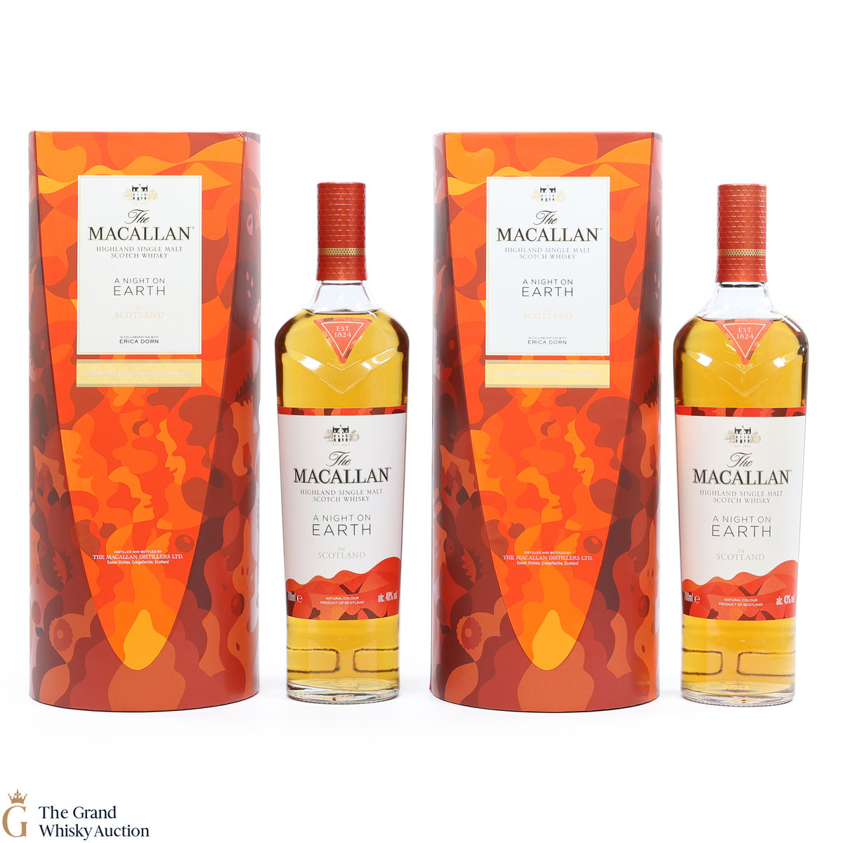 Macallan - A Night on Earth in Scotland 2021 40% & 2022 43% (2 x 70cl)