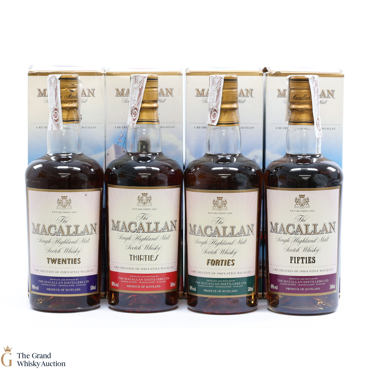 Macallan - Travel Decades Series (4 x 50cl)