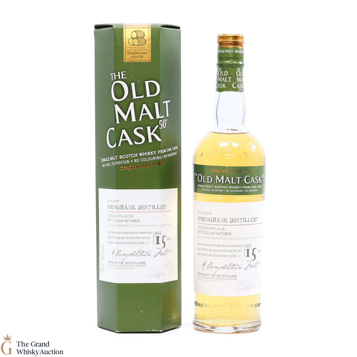 Springbank - 15 Year Old 1993 - Old Malt Cask #4704