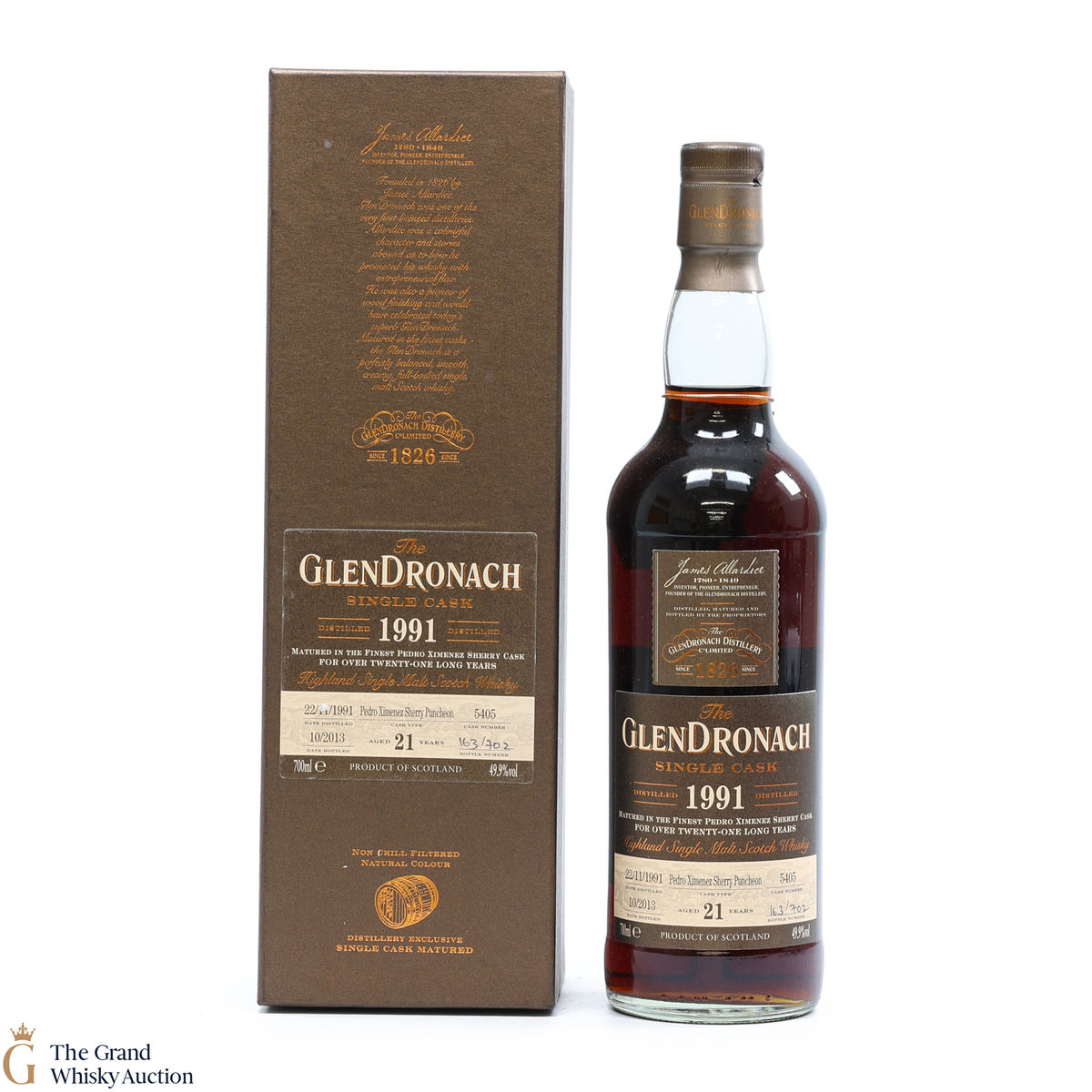GlenDronach - 21 Year Old - 1991 Single Cask #5405
