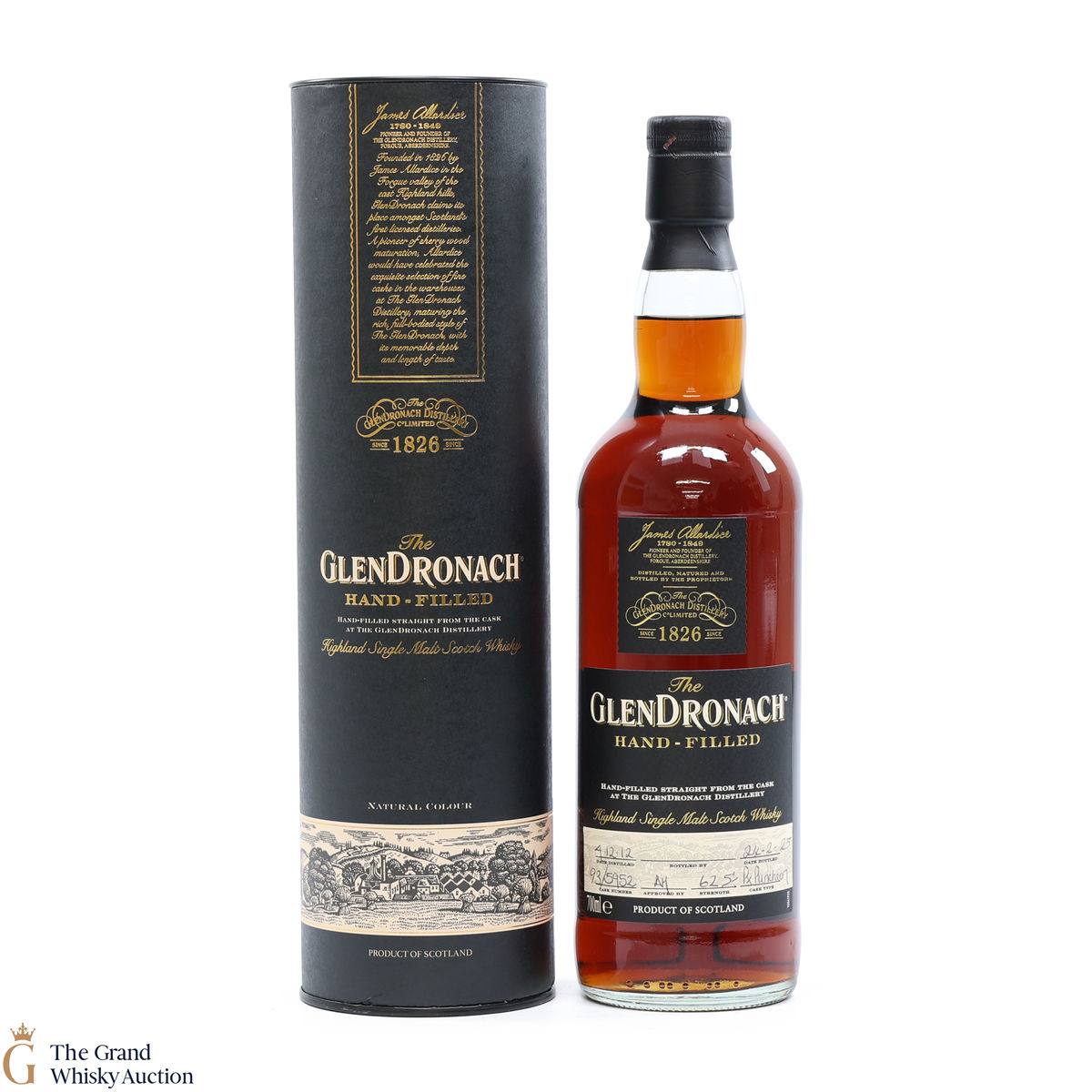 Glendronach - 10 Year Old 2012 Hand Filled Cask Strength PX #100/5952