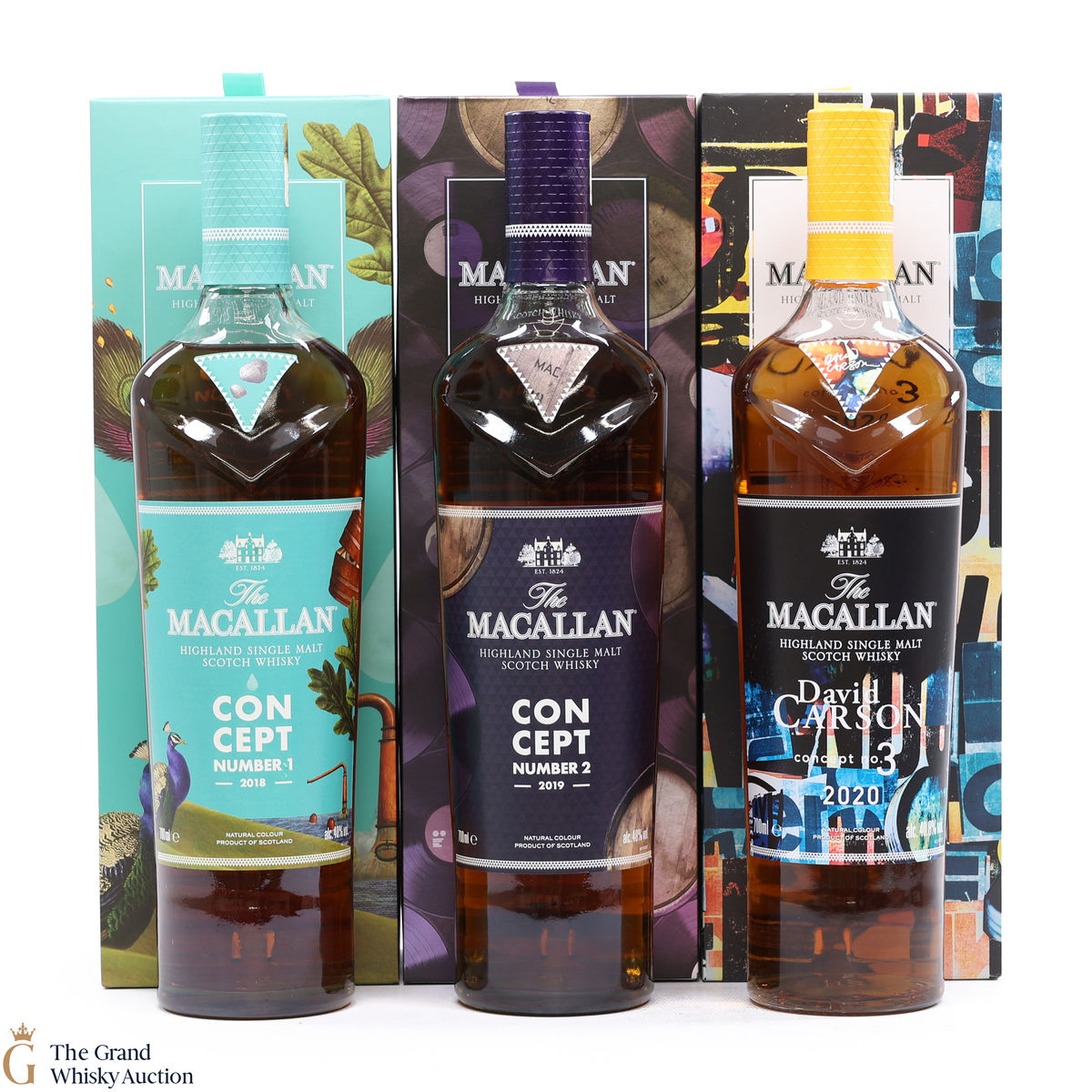 Macallan - Concept No.1, No.2 + No.3 (3 x 70cl)