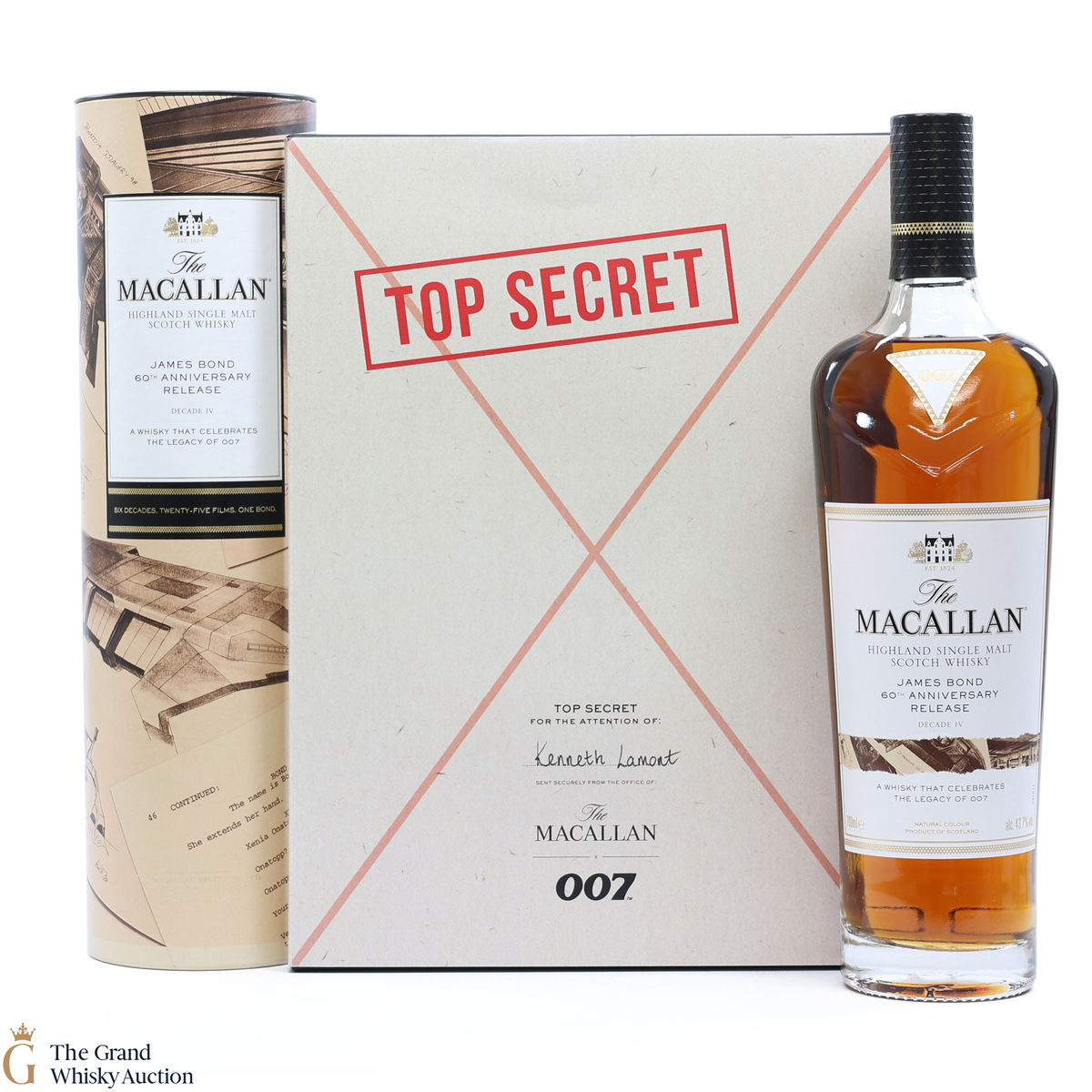 Macallan - James Bond 60th Anniversary - Decade IV + Top Secret - Print