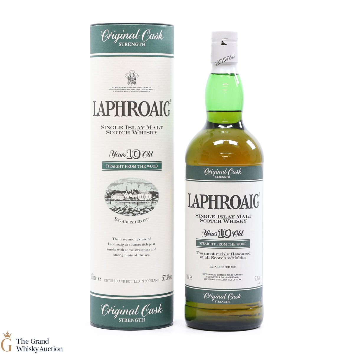Laphroaig - 10 Year Old - Original Cask Strength 57.3% 1L
