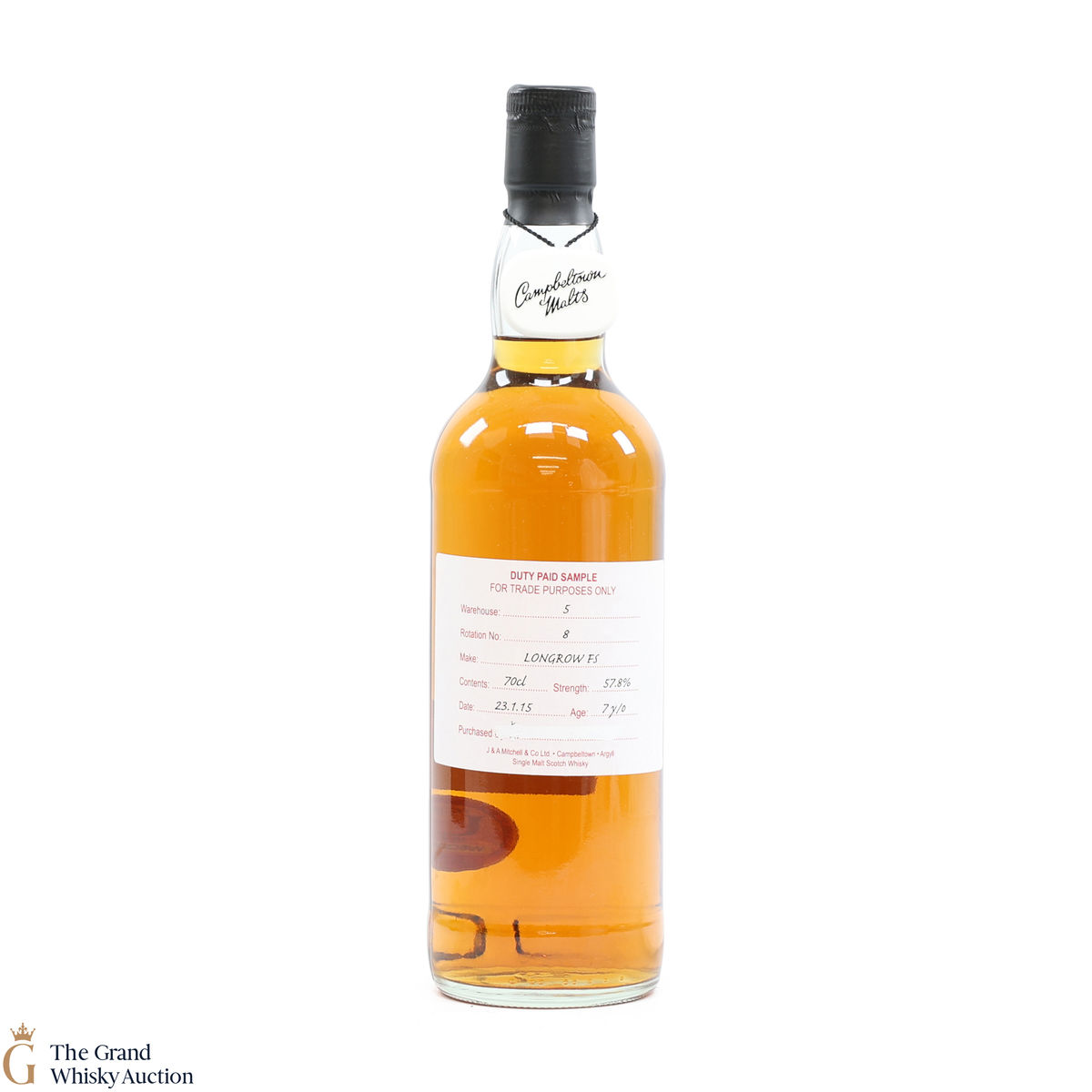 Longrow - 7 Year Old Fresh Sherry 2015 Duty Paid Sample 