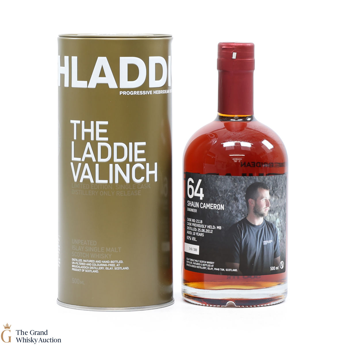 Bruichladdich - 10 Year Old - Valinch 64 - Shaun Cameron (50cl)