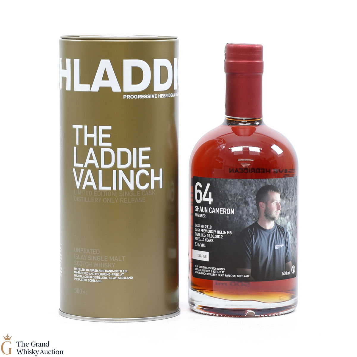 Bruichladdich - 10 Year Old - Valinch 64 - Shaun Cameron (50cl)