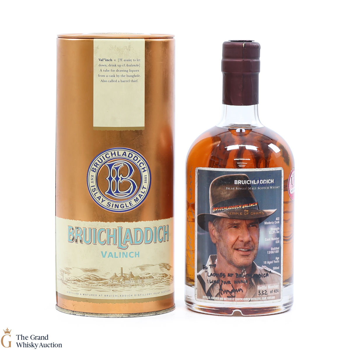 Bruichladdich - 18 Year Old #038 The Temple of Drams 1991