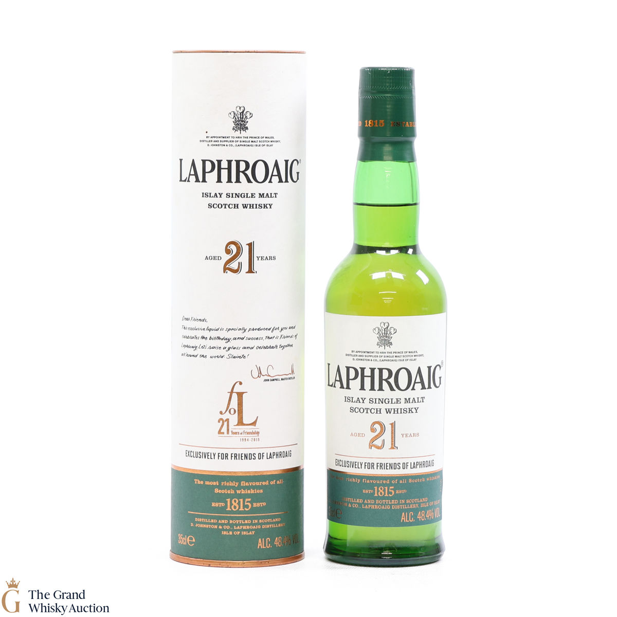 Laphroaig - 21 Year Old - Friends of Laphroaig (35cl)