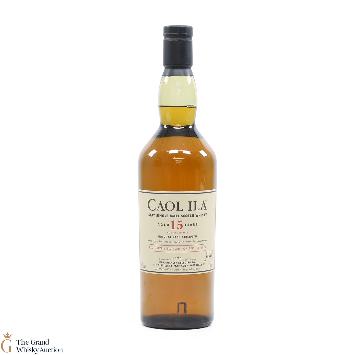 Caol Ila - 15 Year Old - Virgin Oak Finish - Feis Ile 2022