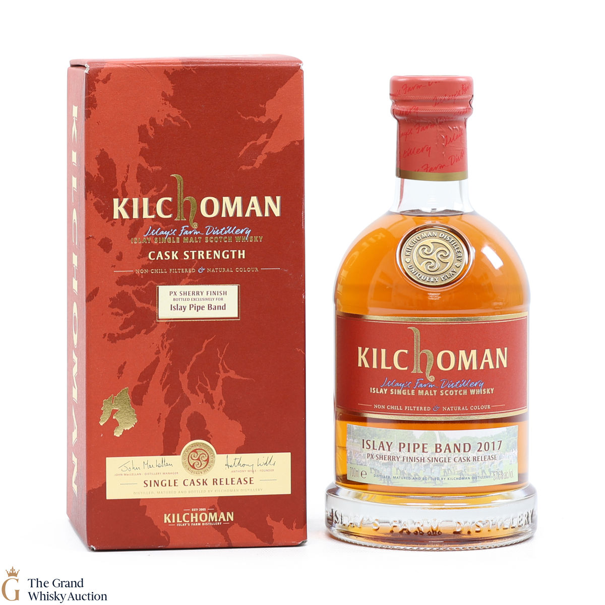Kilchoman  - 2011 Islay Pipe Band Single Cask 2017 