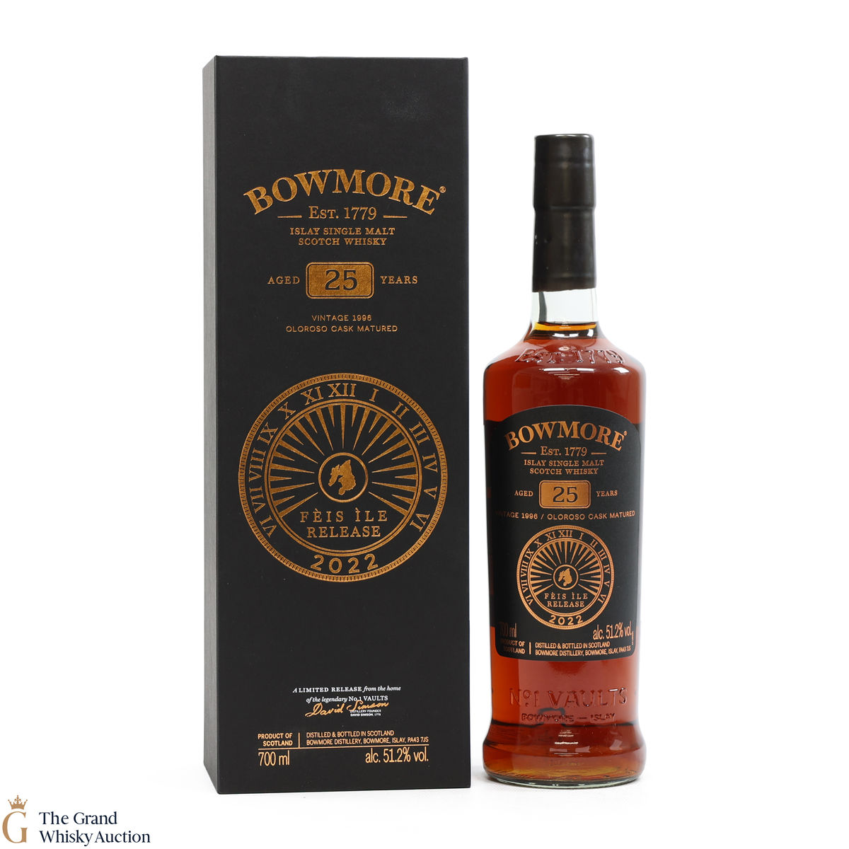 Bowmore - 25 Year Old 1996 Oloroso #9001485 - Feis Ile 2022
