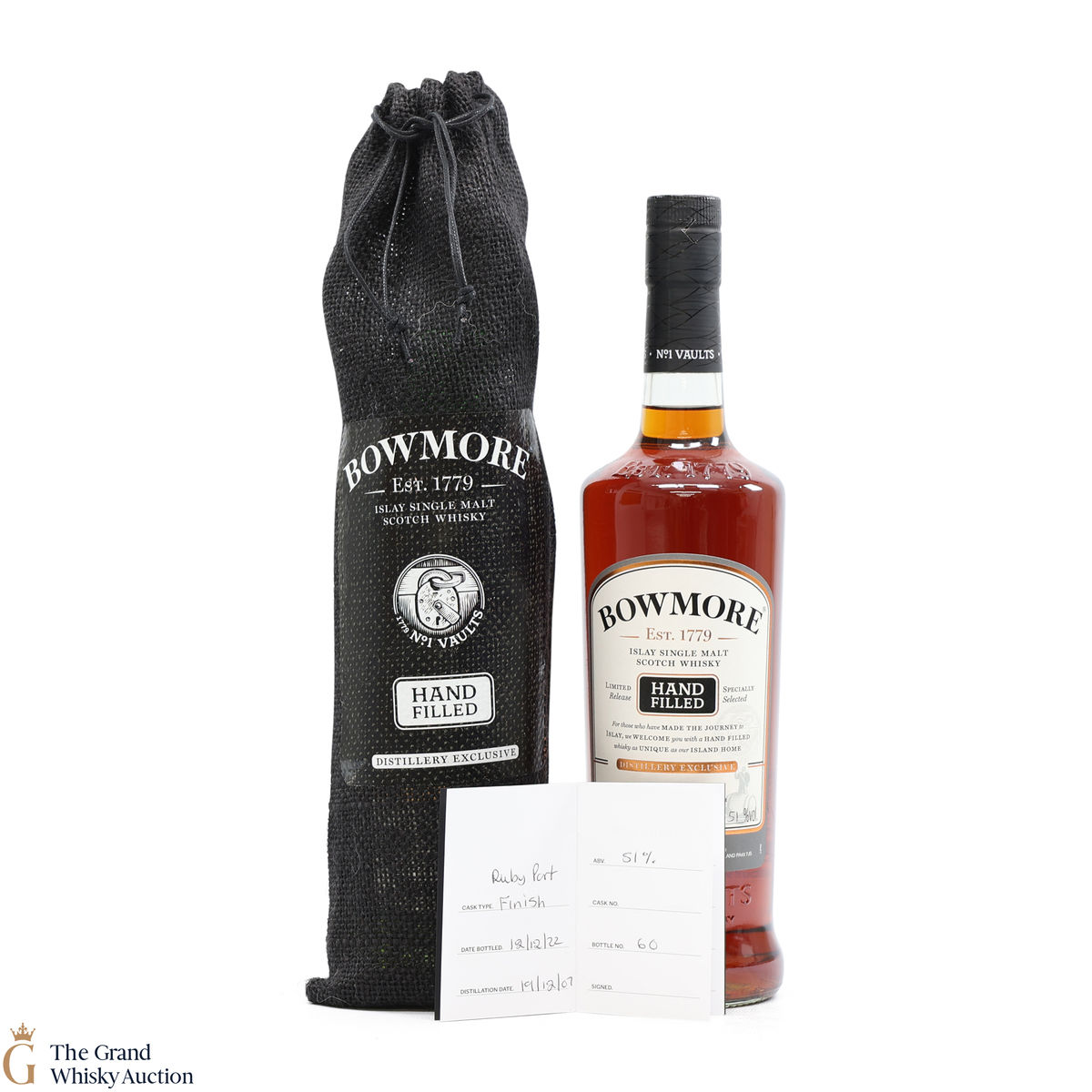 Bowmore - 2007 Ruby Port Finish #001 Hand Fill 2022