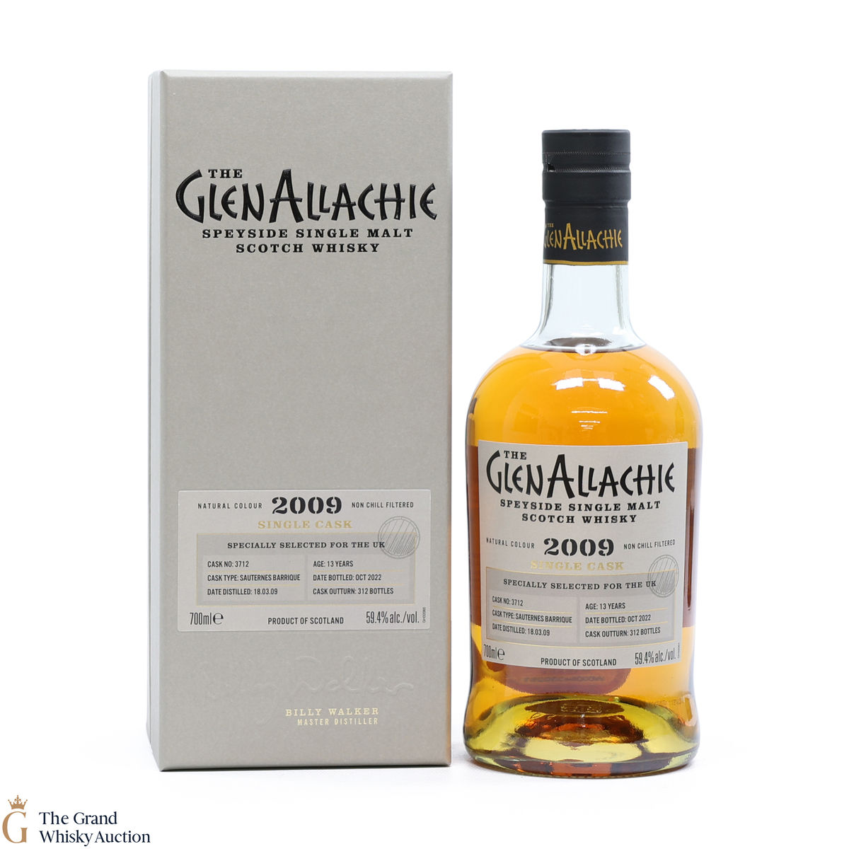 Glenallachie - 13 Year Old 2009 Single Sauternes Barrique #3712