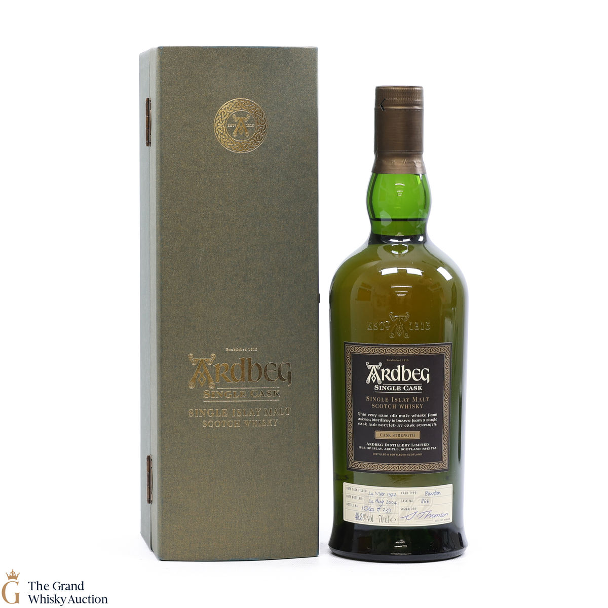Ardbeg - 32 Year Old 1972 Single Bourbon Cask #866