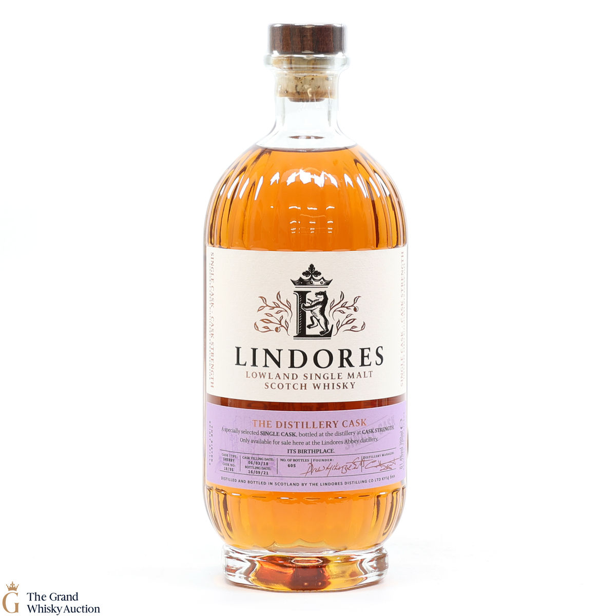Lindores Abbey - 3 Year Old 2018 - Single Sherry Cask #18/95 - Distillery Exclusive
