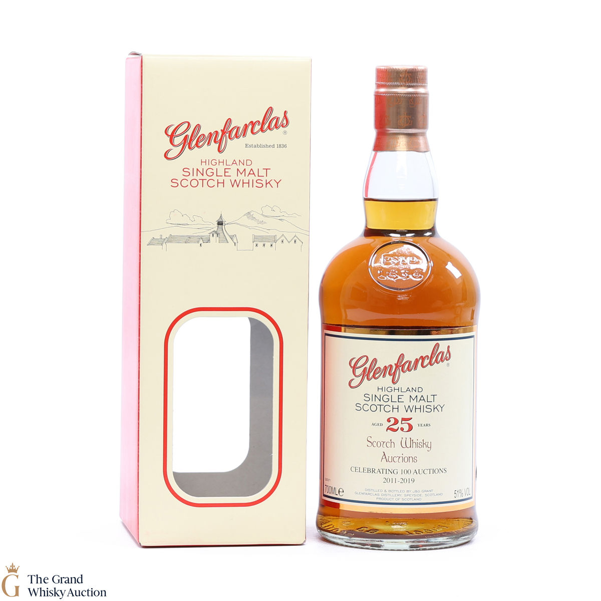 Glenfarclas - 25 Year Old - SWA Celebrating 100 Auctions