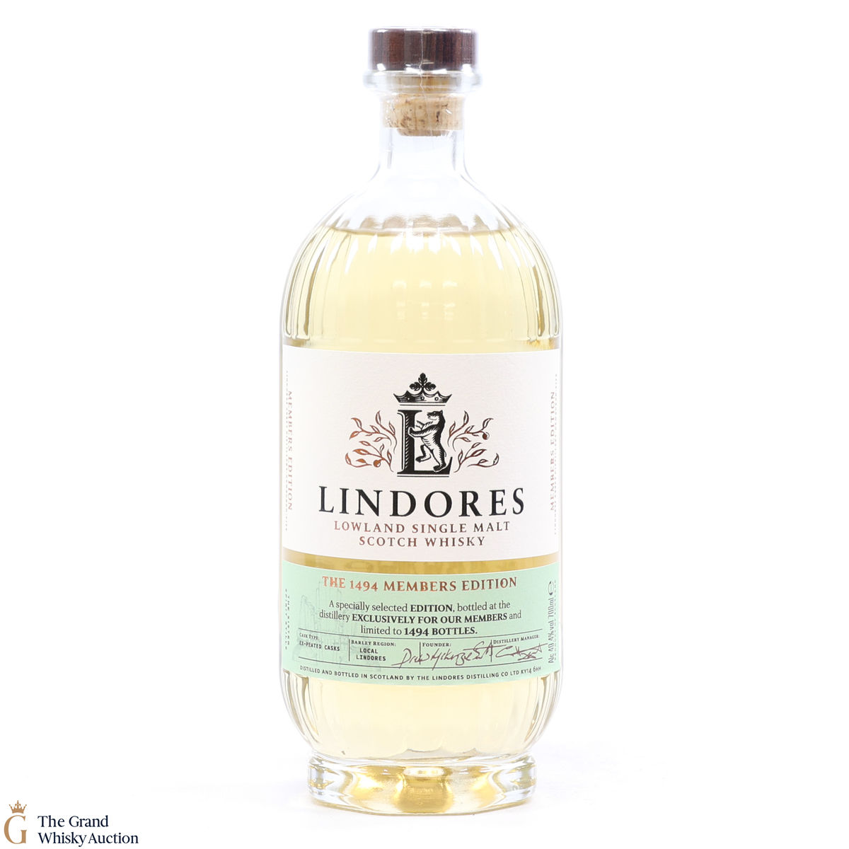 Lindores Abbey - 1494 Members Edition - Ex-Peated Casks