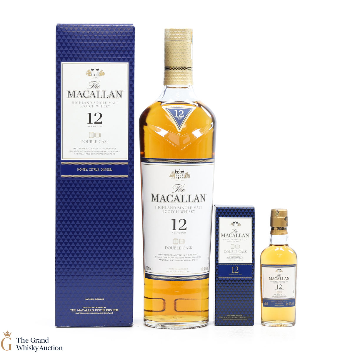 Macallan - 12 Year Old - Double Cask  (70cl & 5cl)