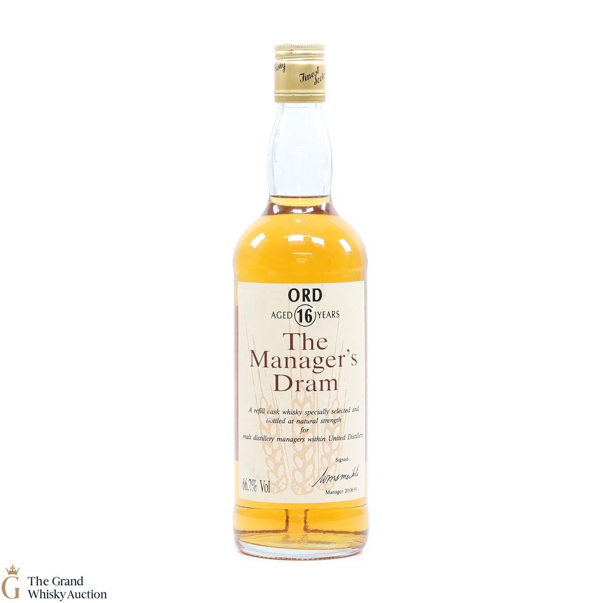 Glen Ord - 16 Year Old Manager's Dram 1991