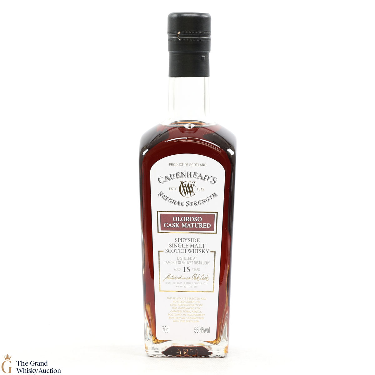 Tamdhu - 15 Year Old 2007 Oloroso Cadenhead's Natural Strength