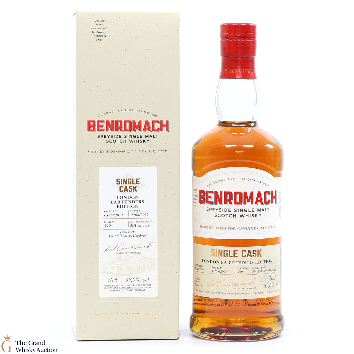 Benromach - 2012 Single Cask #599 - London Bartenders Edition