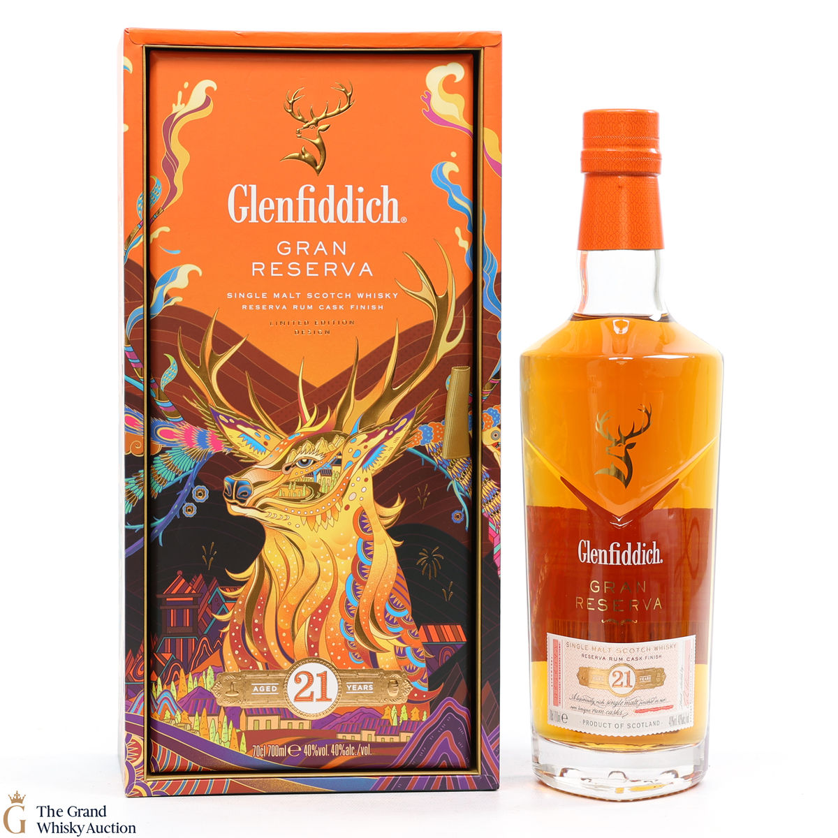 Glenfiddich - 21 Year Old - Gran Reserva - Rum Cask - Chinese New Year 