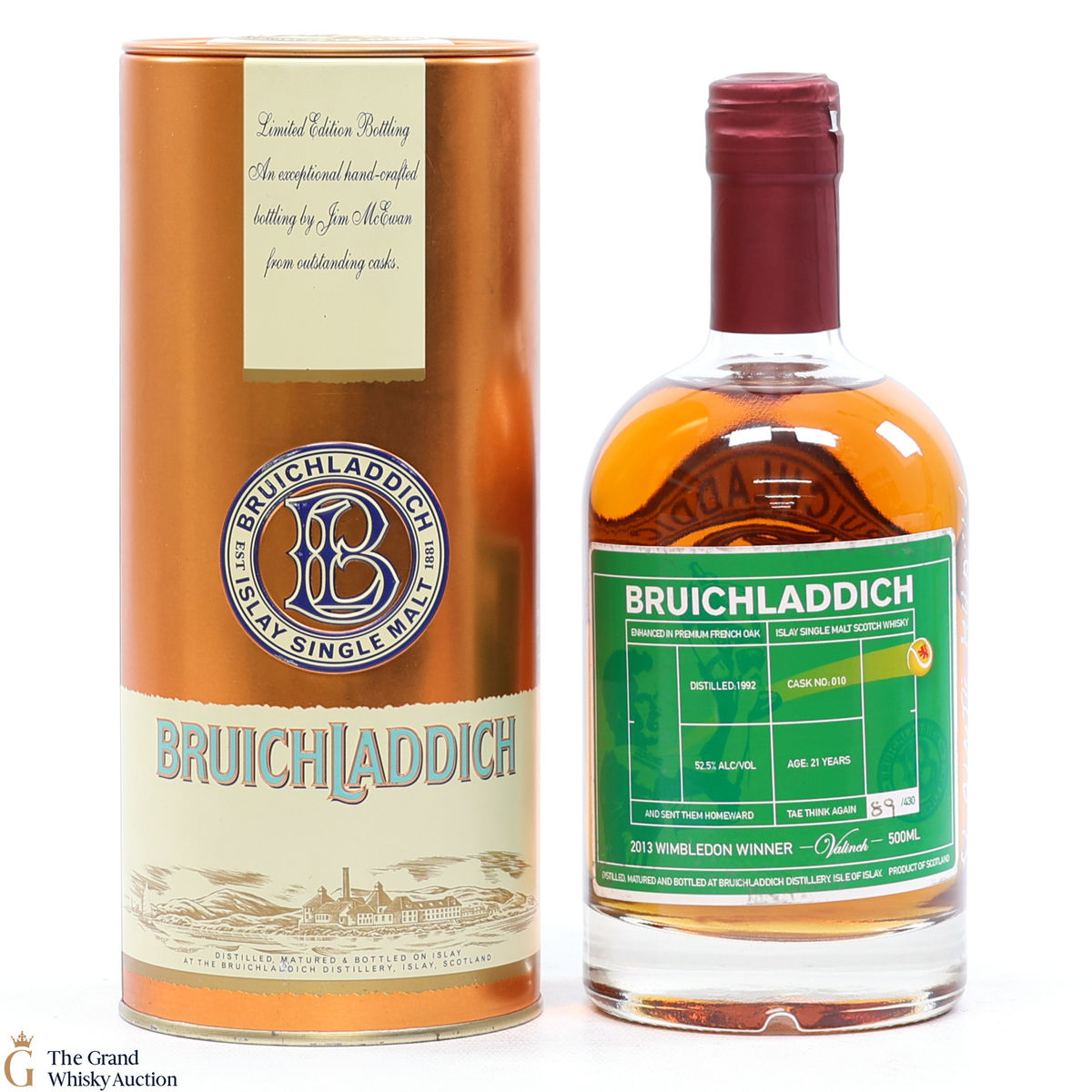 Bruichladdich - 1992 Valinch - Wimbledon Winner 2013