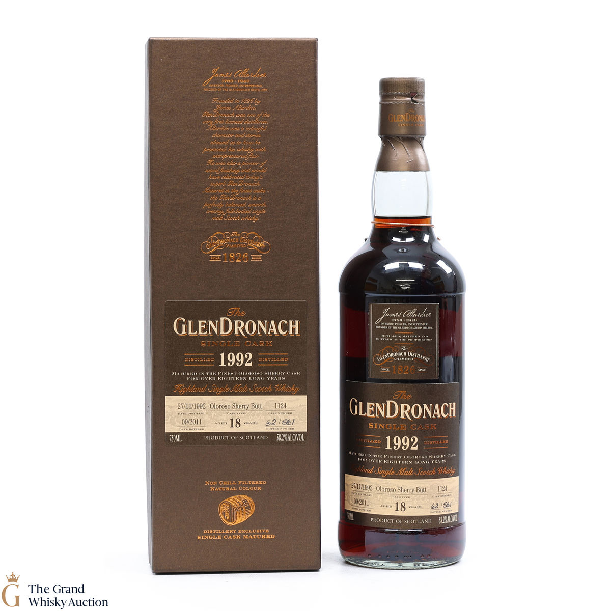 GlenDronach - 18 Year Old - 1992 Single Cask #1124