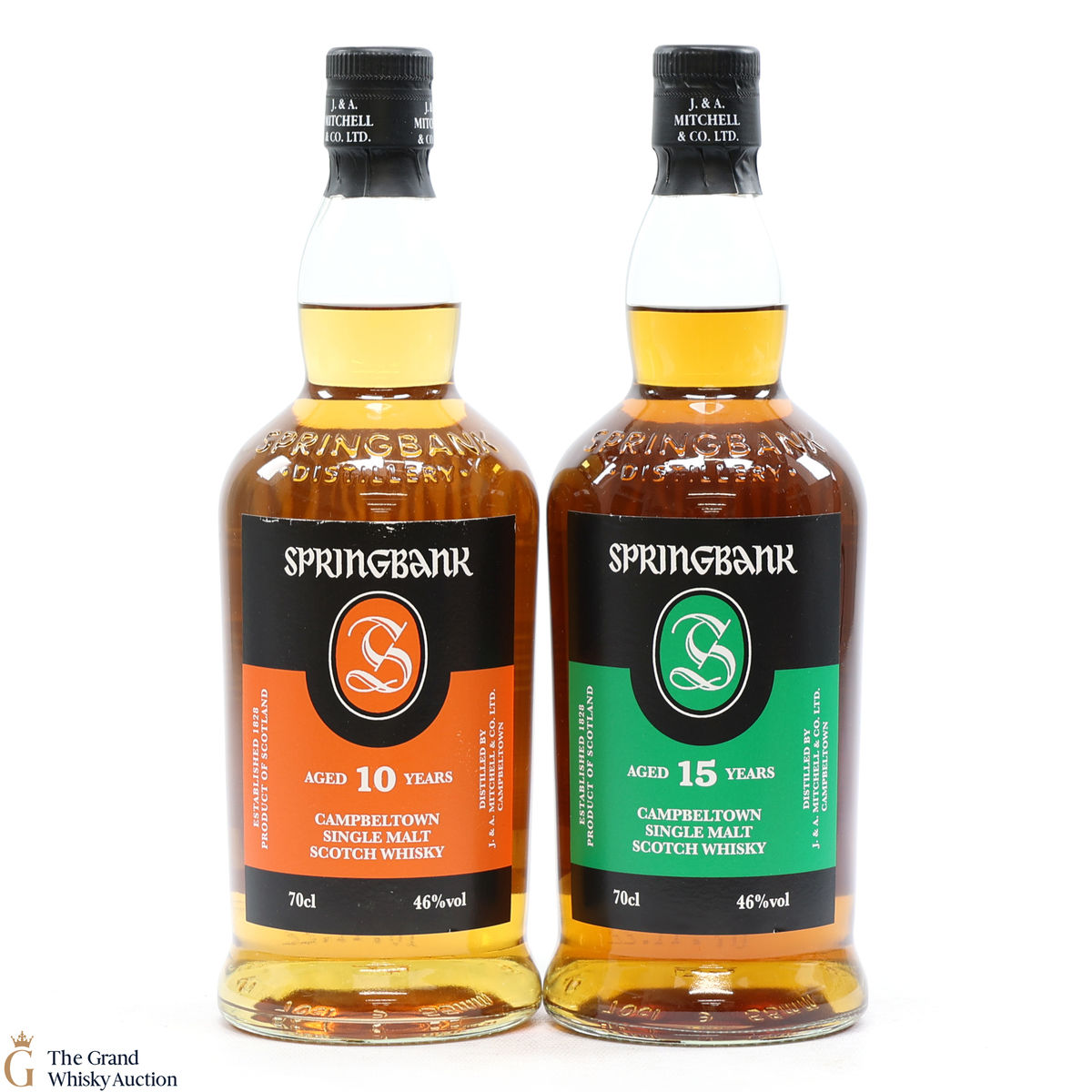 Springbank - 10 & 15 Year Old (2 x 70cl)