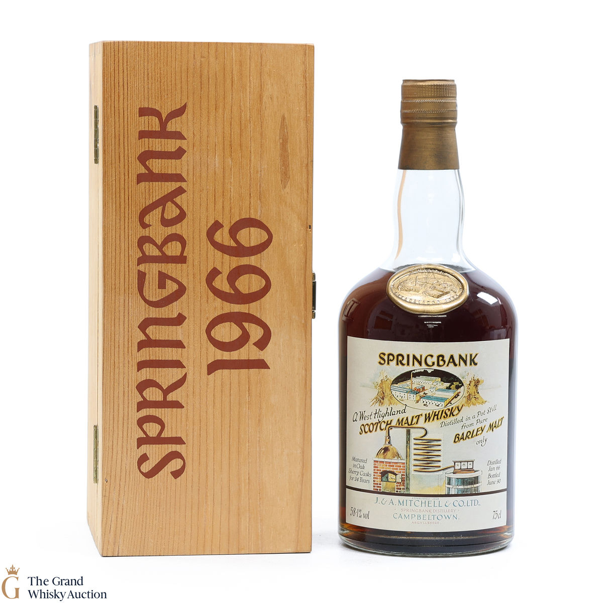 Springbank - 24 Year Old 1966 Local Barley Single Sherry Cask #443 75cl