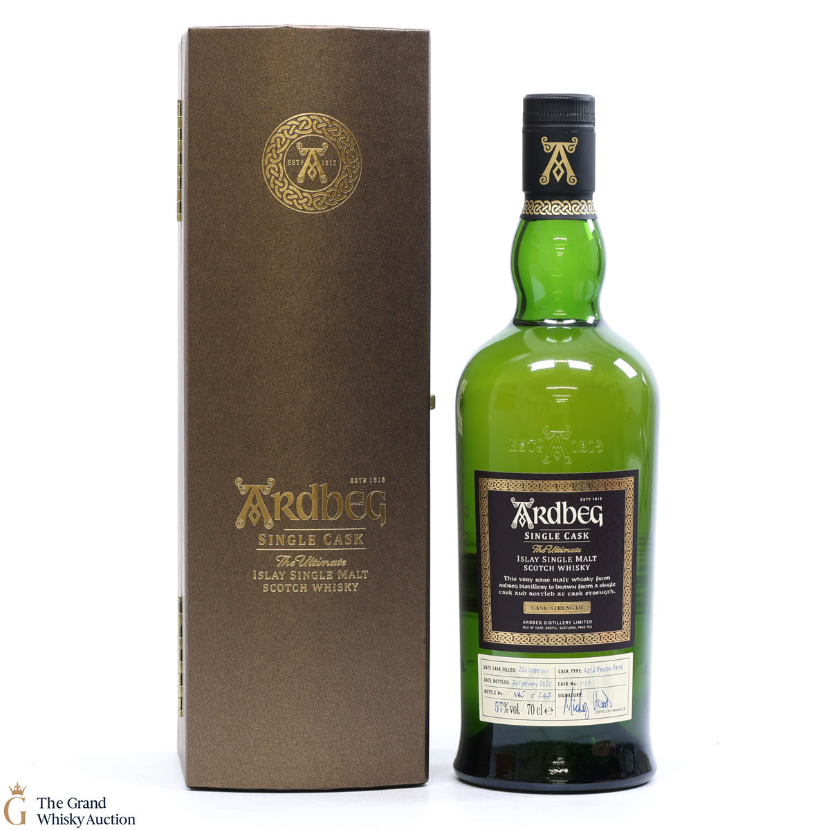 Ardbeg - 2010 Single Cask #3150 (Signed by M.Heads)