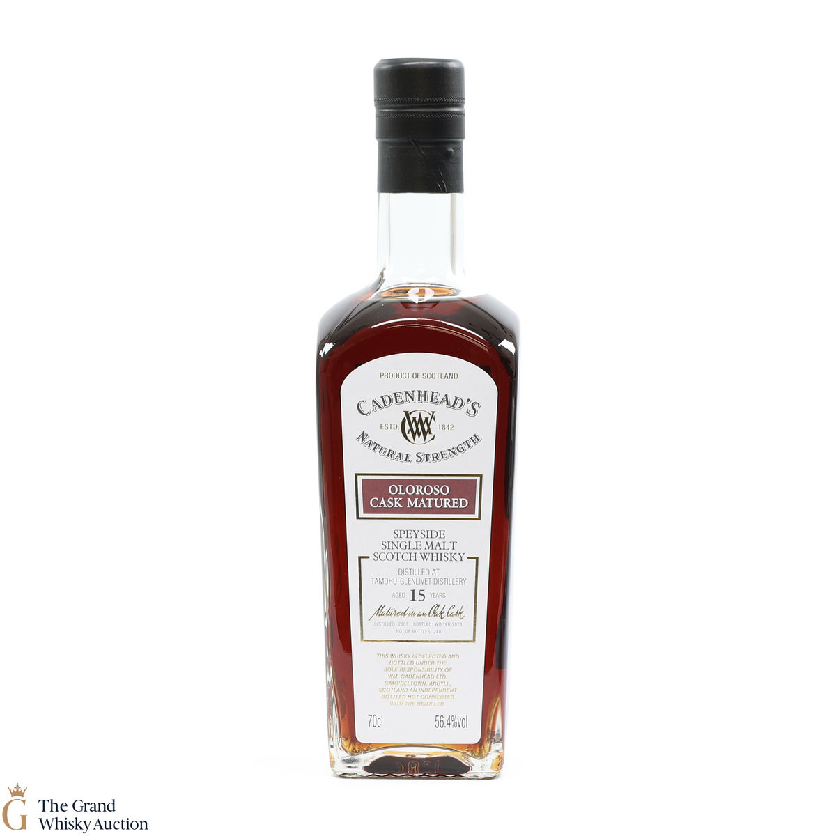 Tamdhu - 15 Year Old 2007 Oloroso Cadenhead's Natural Strength