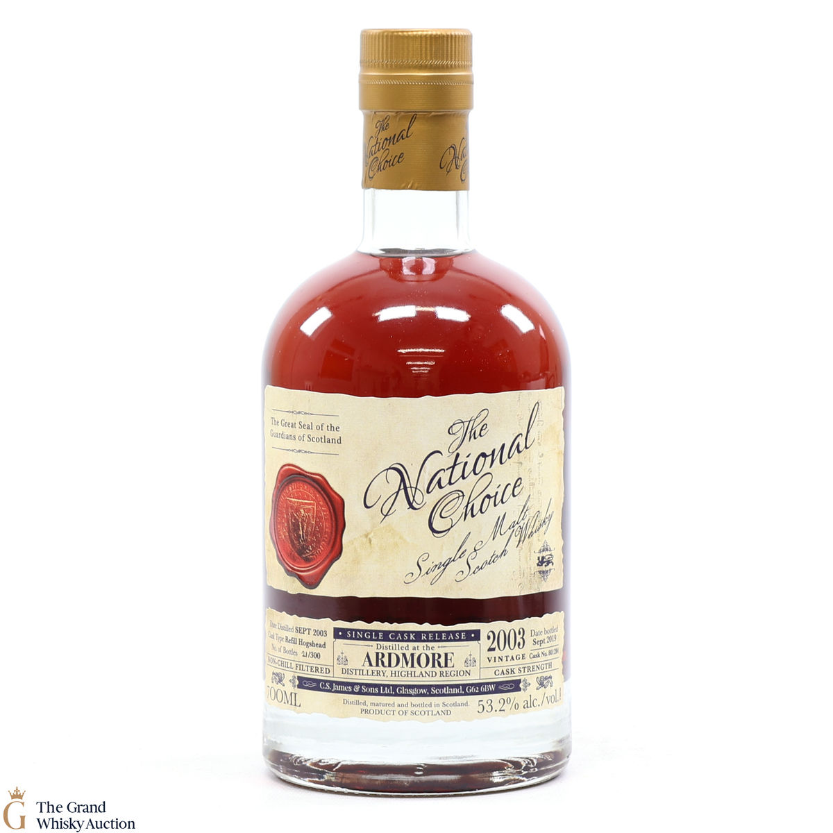 Ardmore - 2003 Single Cask #801284 The National Choice