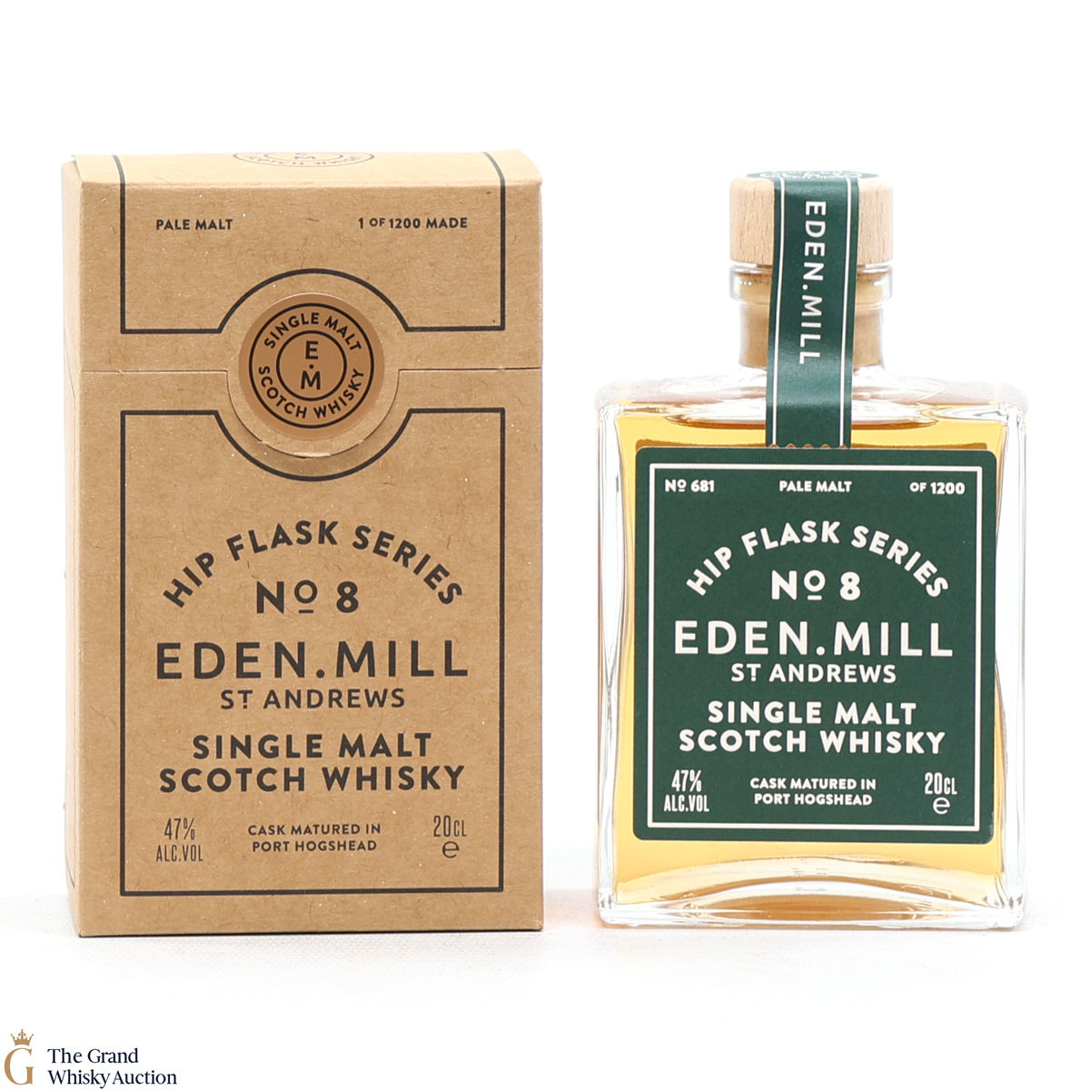 Eden Mill - Hip Flask Series - No.8 Pale Malt (20cl)