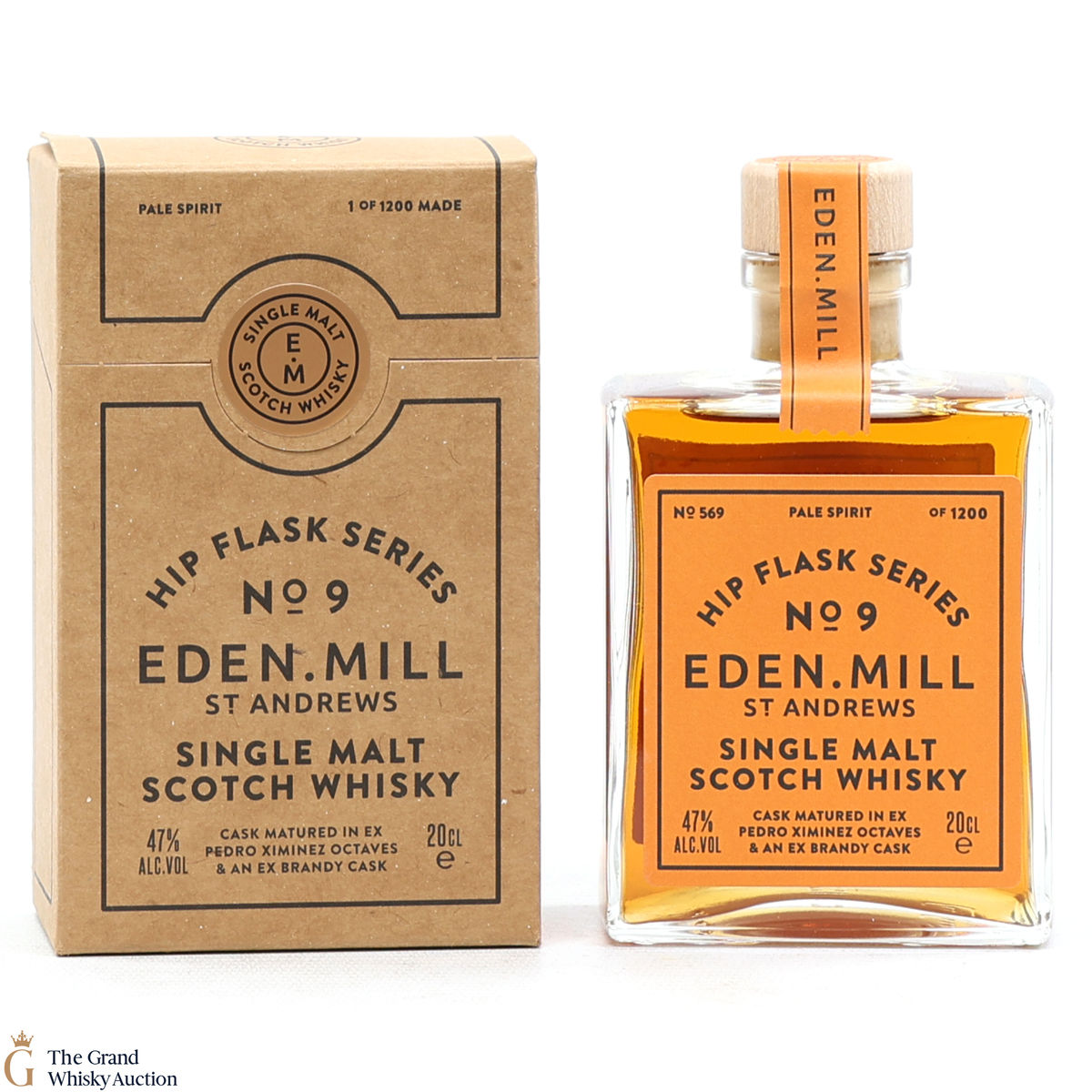 Eden Mill - Hip Flask Series - No.9 Pale Spirit (20cl)