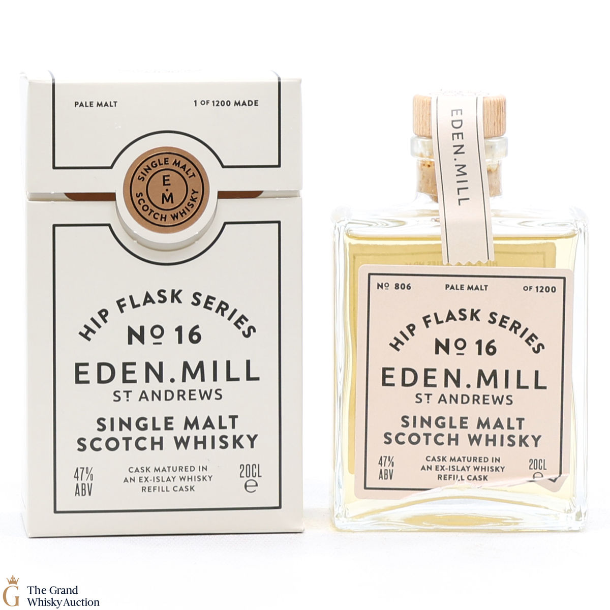 Eden Mill - Hip Flask Series - No.16 Pale Malt (20cl)