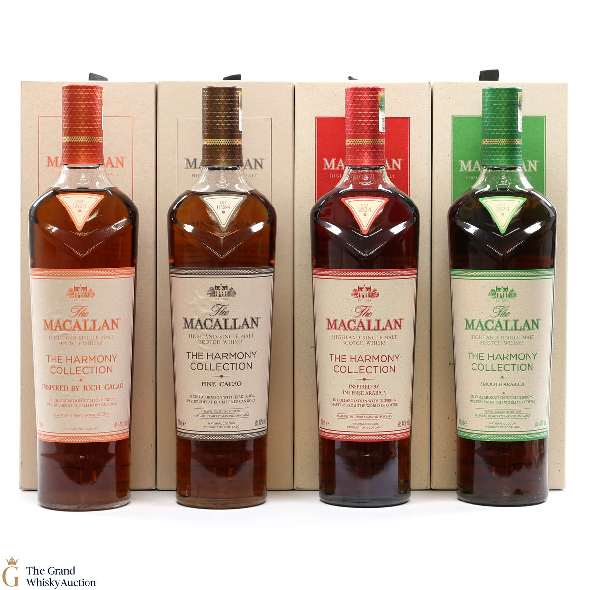 Macallan - The Harmony Collection - Harmony I & II (3 x 70cl & 1 x 75cl)