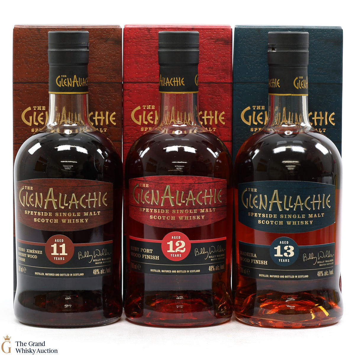 GlenAllachie - Wood Finishes (3 x 70cl)