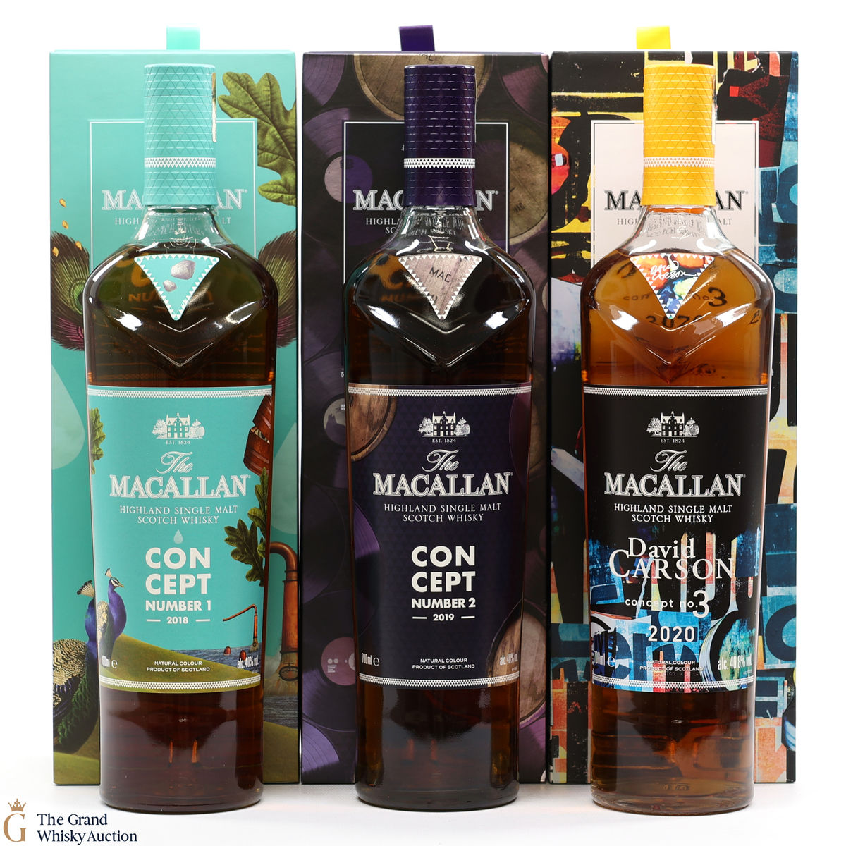 Macallan - Concept No.1, No.2 + No.3 (3 x 70cl)