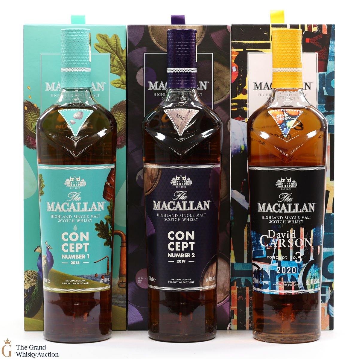 Macallan - Concept No.1, No.2 + No.3 (3 x 70cl)