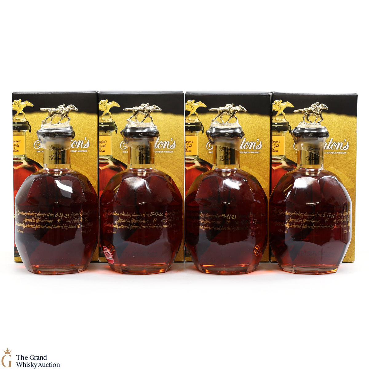 Blanton's - Single Barrel Gold Edition (4 x 70cl)