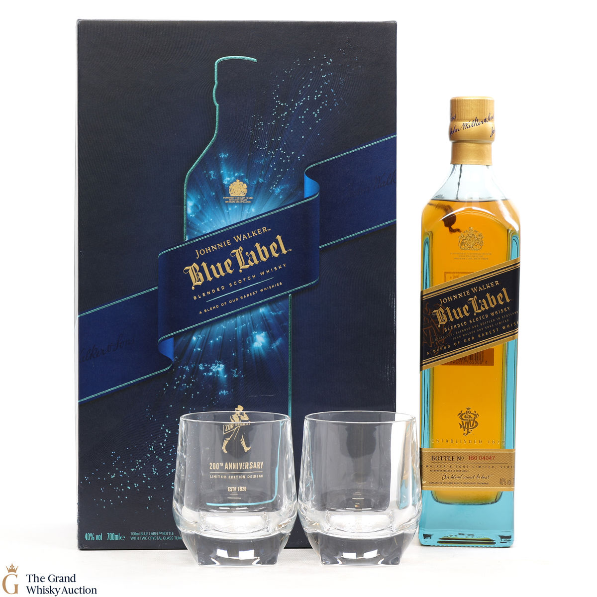 Johnnie Walker-  Blue Label -  200th Anniversary - Glasses Set