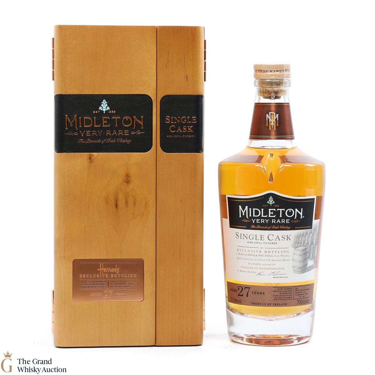 Midleton - 27 Year Old - Very Rare Single Cask #987 - Harrods
