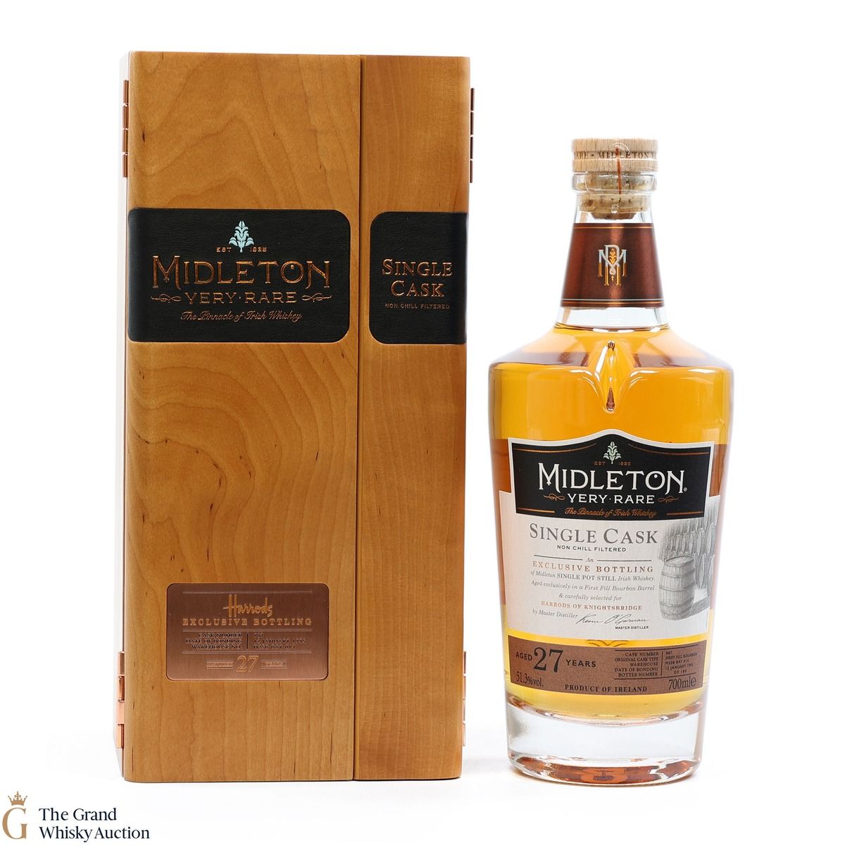 Midleton - 27 Year Old - Very Rare Single Cask #987 - Harrods