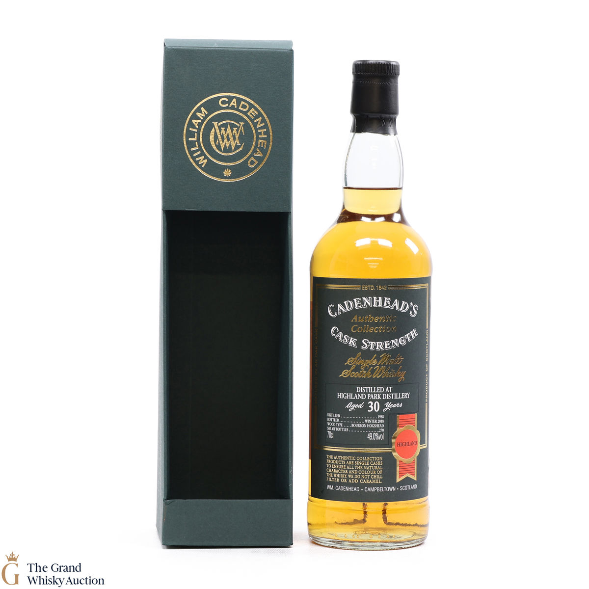Highland Park - 30 Year Old 1988 - Cadenhead's Cask Strength