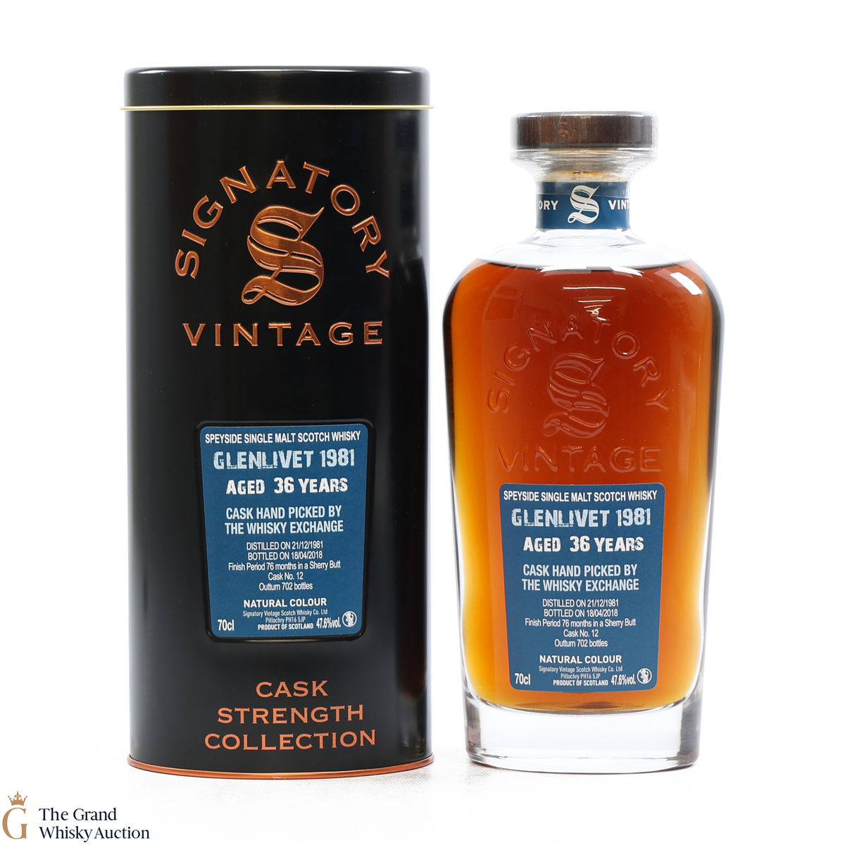 Glenlivet - 36 Year Old 1981 Cask Strength Signatory TWE